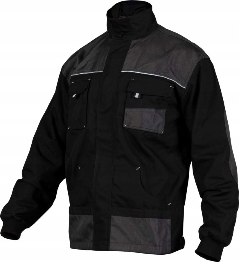 Čierna pracovná mikina Basic Line, veľkosť XXXXL